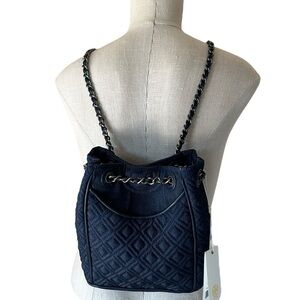 Tory Burch Fleming Mini Backpack Convertible Bag RARE